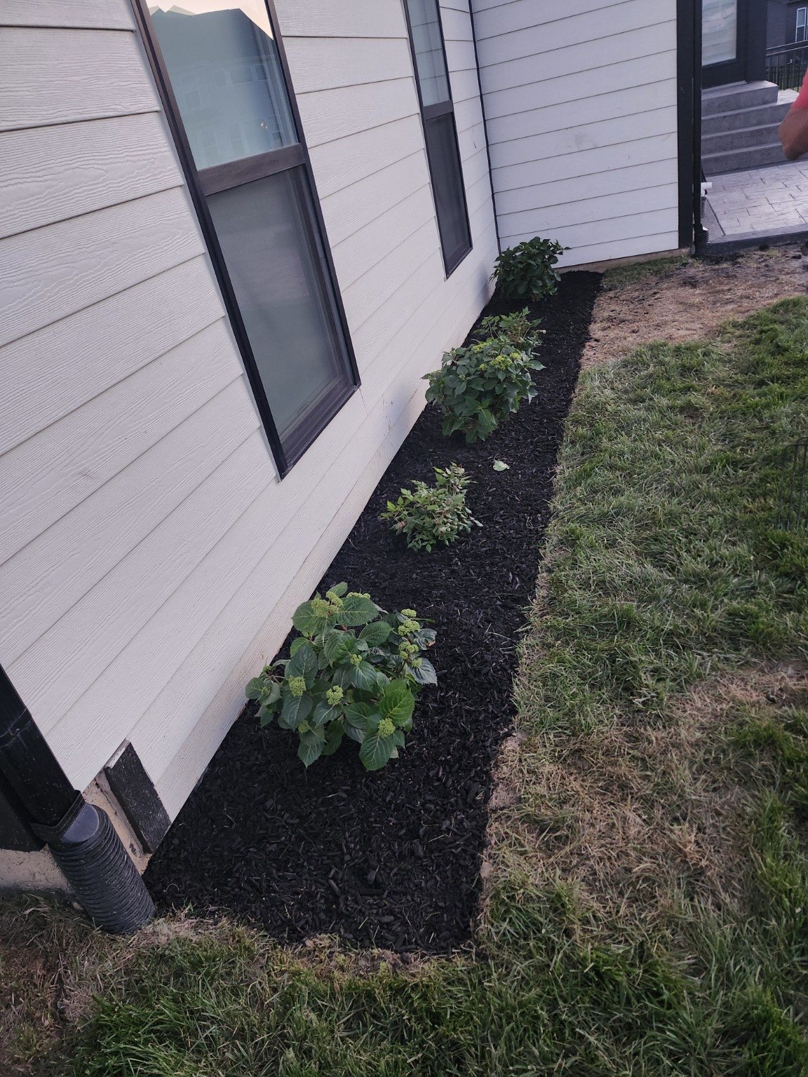 New Foundation Flower Bed — after